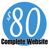 Complete Website 80 Dollars