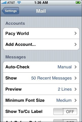 Mail Account Setup 1