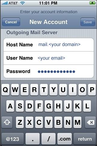 Mail Account Setup 1