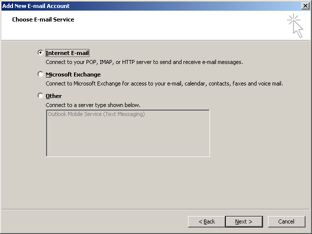 Mail Account Setup 1